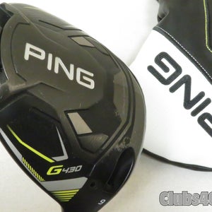 PING G430 LST Driver 9° TOUR 2.0 Black 65 Stiff Flex +Cover  NICE