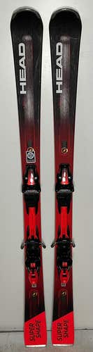 Unisex All Mountain 156cm HEAD Supershape e-Rally Skis With PRD 12 Bindings  (Used) (507A)