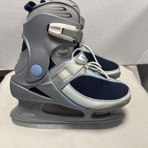 Womens Adult Size 7 DBX Ice Hockey Skates.