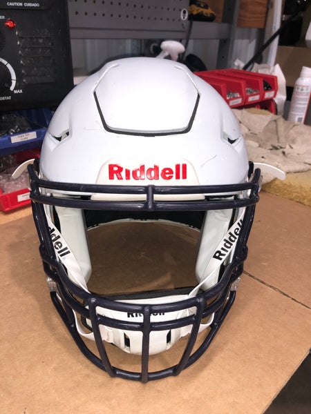 USED RIDDELL FLEX ADULT HELMET - MEDIUM - METALLIC WHIITE