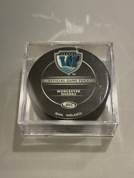 Worcester Sharks AHL Official Game Puck with Case