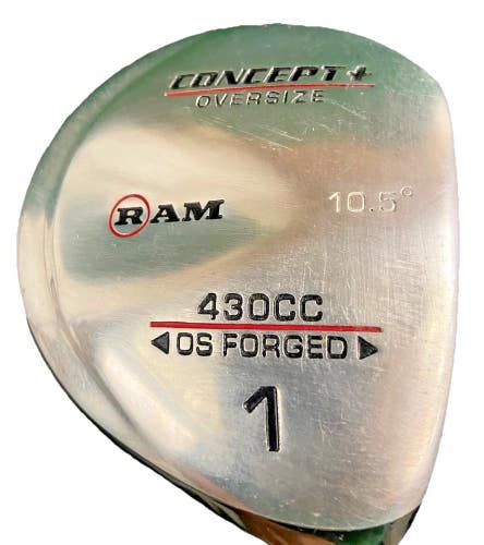 RAM Concept Oversize 430cc Driver 10.5 RH Regular Graphite 43.5" Stock Grip Nice