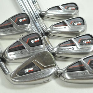 TaylorMade M6 5-PW,AW Iron Set Stiff Flex Right KBS Tour Steel # 206514