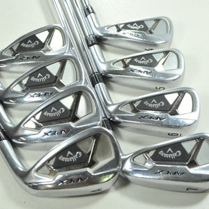Callaway Apex 21 4-PW,AW Iron Set Regular Flex Right Elevate MPH Steel # 207039