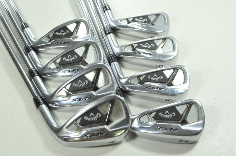 Callaway Apex 21 4-PW,AW Iron Set Regular Flex Right Elevate MPH Steel # 207039
