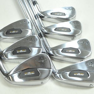 Callaway Rogue ST Pro 4-PW Iron Set Stiff Flex Right Rifle 6.0 Steel # 206867