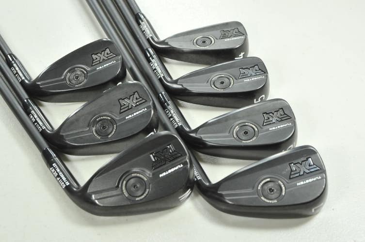 PXG Gen7 0311 P Black 4-W Iron Set Senior Flex Right Cypher 5.0 Graphite #206970