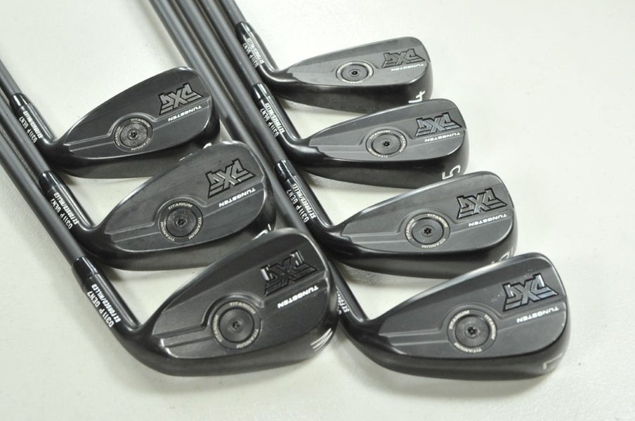 PXG Gen7 0311 P Black 4-W Iron Set Senior Flex Right Cypher 5.0 Graphite #206970
