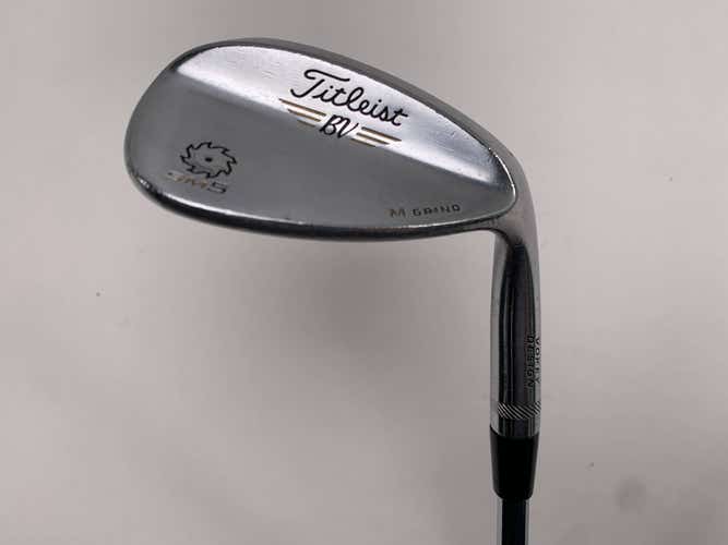 Titleist Vokey SM5 Tour Chrome Lob Wedge LW 60* 8 Bounce Wedge Steel Mens RH