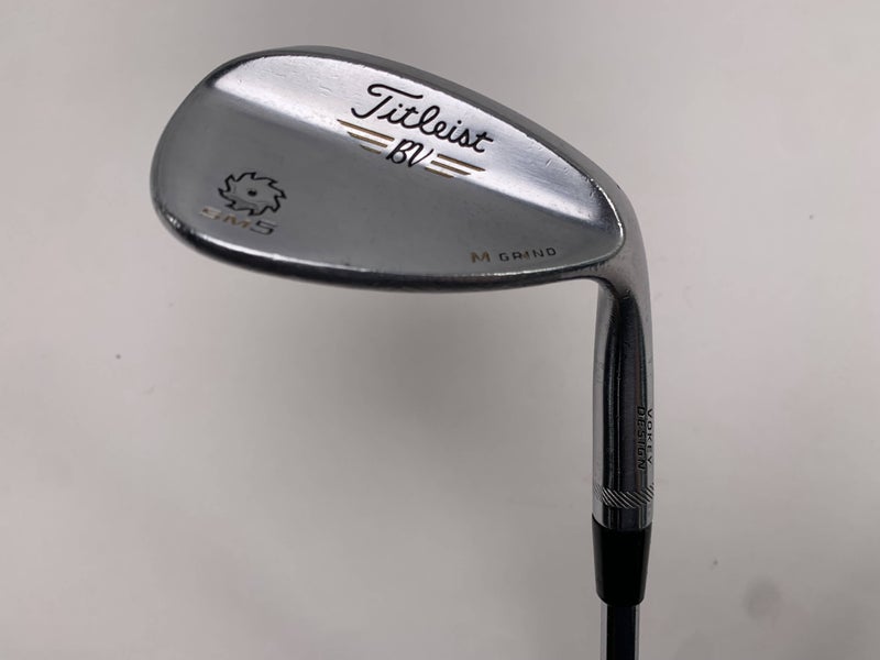 Titleist Vokey SM5 Tour Chrome Lob Wedge LW 60* 8 Bounce Wedge Steel Mens RH