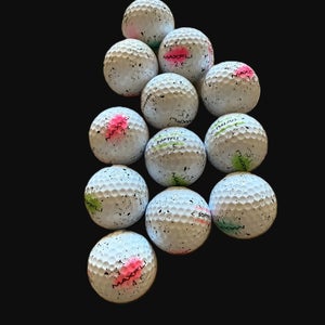 15 Near Mint (AAAA) Maxfli Softfli Golf Balls Assorted Graffiti
