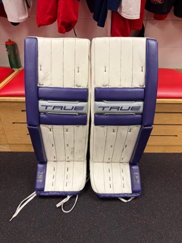 34" 2024 True L87 Goalie Leg Pads Pro Stock (Used)
