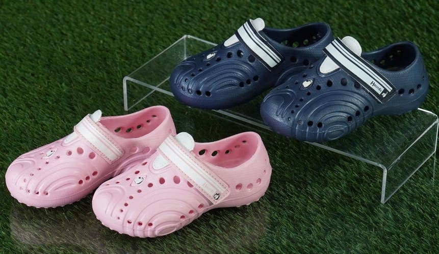 (2 PAIR) HOUNDS BY DAWGS TODDLER BOYS OR GIRLS ULTRALITE CLOGS T 7/8 ~ NWT!!