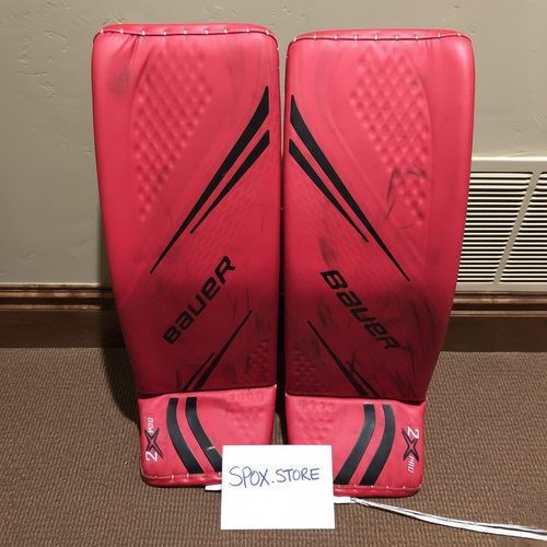 Pro Return Bauer 2X Goalie Leg Pads – Size 35+1 (Large) | Good Condition (READ DESCRIPTION)