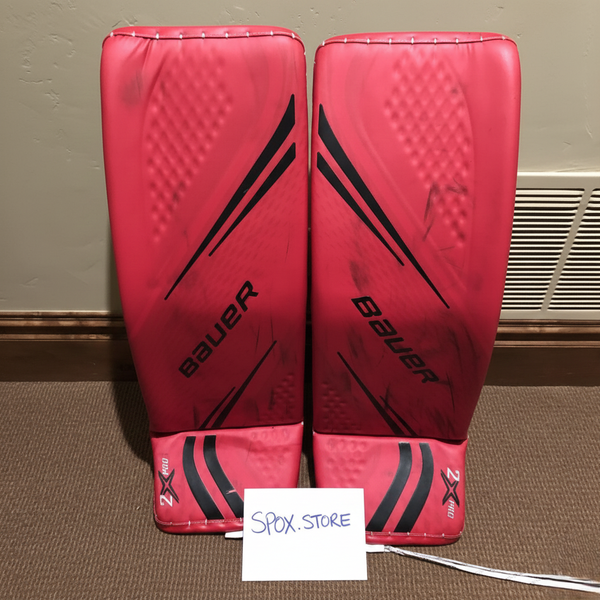 Pro Return Bauer 2X Goalie Leg Pads – Size 35+1 (Large) | Good Condition (READ DESCRIPTION)
