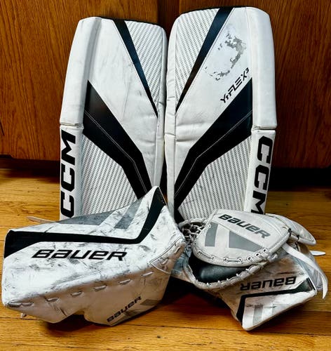 Goalie Set CCM/Bauer 26” Glove/Blocker/Chest-Arm