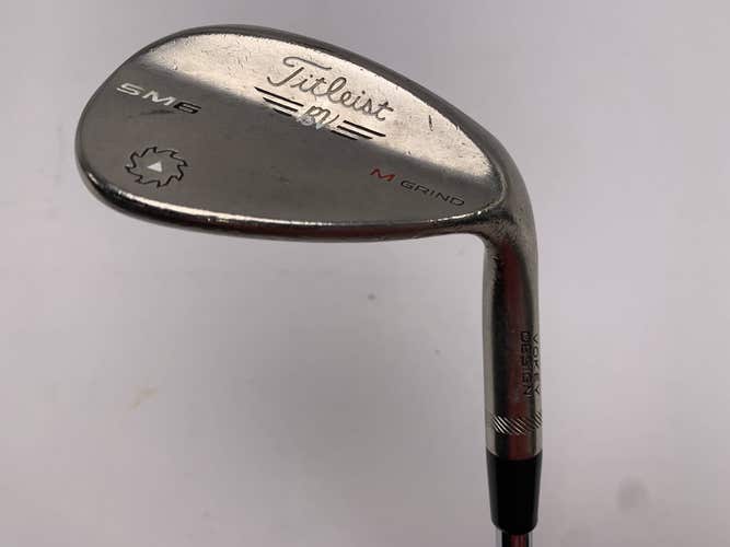 Titleist Vokey SM6 Steel Grey Sand Wedge SW 56* 8 Bounce Wedge Steel Mens RH