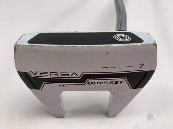 Odyssey Versa 7 White Black White Putter 35" Mens RH