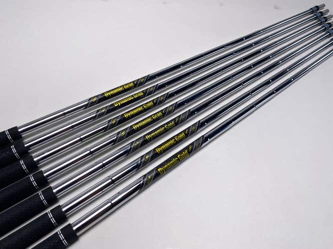 TT Dynamic Gold Mid S300 115g Stiff Iron Set of 7 Shaft 34.5'-37.5 "- Pull 0.355