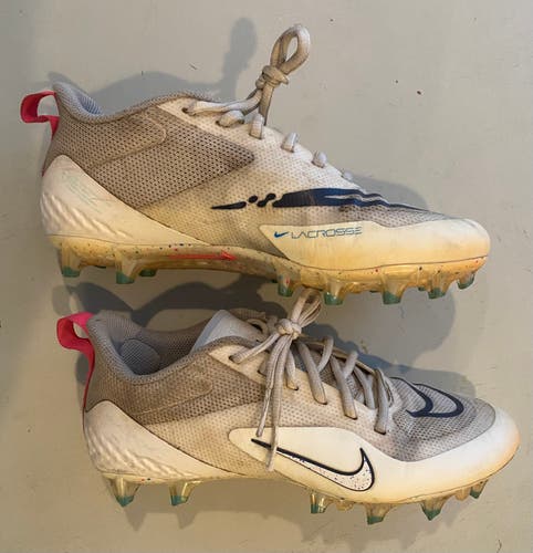 Nike Alpha Huarache 8 Pro Lax Lacrosse Cleats Hyper Pink Size M 5.5 (W 6.5)