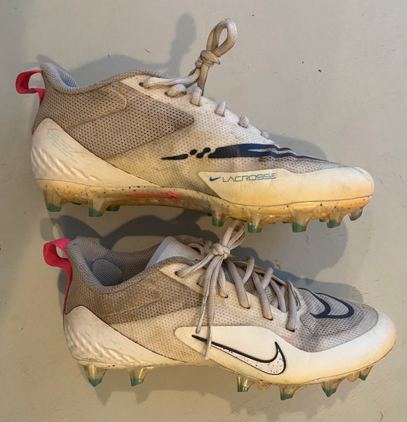 Nike Alpha Huarache 8 Pro Lax Lacrosse Cleats Hyper Pink Size M 5.5 (W 6.5)