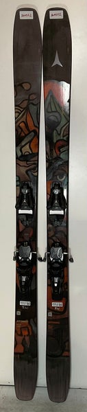 2026 Men's Atomic Powder 186cm Bent Chetler 100 Demo Skis With Strive 14 Bindings (26ADS2)