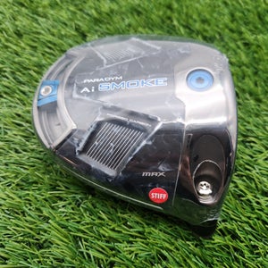 NEW 2024 CALLAWAY PARADYM AI SMOKE MAX DRIVER 9* CLUBHEAD ONLY BRANDNEW