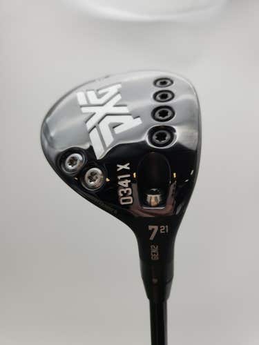 2018 PXG 0341X GEN2 7 WOOD 21* REG MITSU KURO KAGE BLACK +HC VERYGOOD