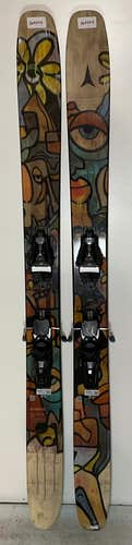 2026 Men's Atomic Powder 176cm Bent Chetler 120 Demo Skis With Strive 14 Bindings (26ADS4)