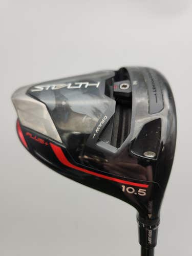 2022 TAYLORMADE STEALTH PLUS DRIVER 10.5* STIFF HZRDUS RDX SMOKE BLACK +HC GOOD
