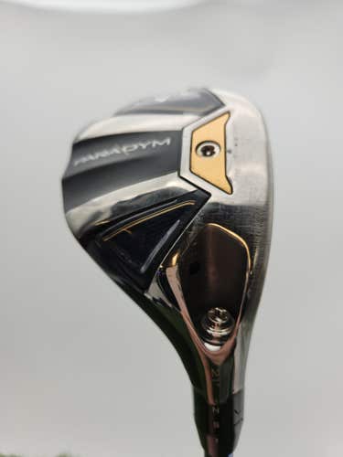 2023 CALLAWAY PARADYM 4 HYBRID 21* REG UST LINQ BLUE 75 +HC VERYGOOD