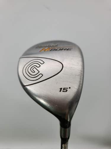 2007 CLEVELAND HIBORE 3 WOOD 15* STIFF FUJI 65G FAIR