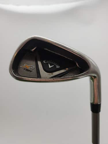 2013 CALLAWAY X2 HOT 9 IRON STIFF AEROTECH STEELFIBER I80 35.5" GOOD
