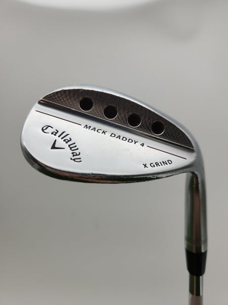 2018 CALLAWAY MACK DADDY 4 PLATINUM CHROME WEDGE 58*/12 STIFF DYNGOLD 34.5" FAIR