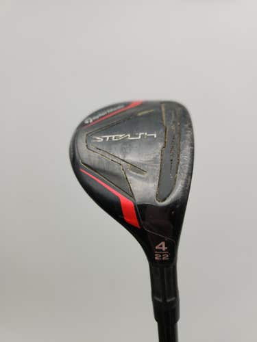 2022 TAYLORMADE STEALTH 4 HYBRID 22* REG MITSU TENSEI AV BLUE 70HY +HC GOOD