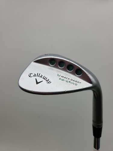 2015 CALLAWAY MACK DADDY PM GRIND WEDGE 60*/10 WEDGEFLEX KBS 34.75" FAIR