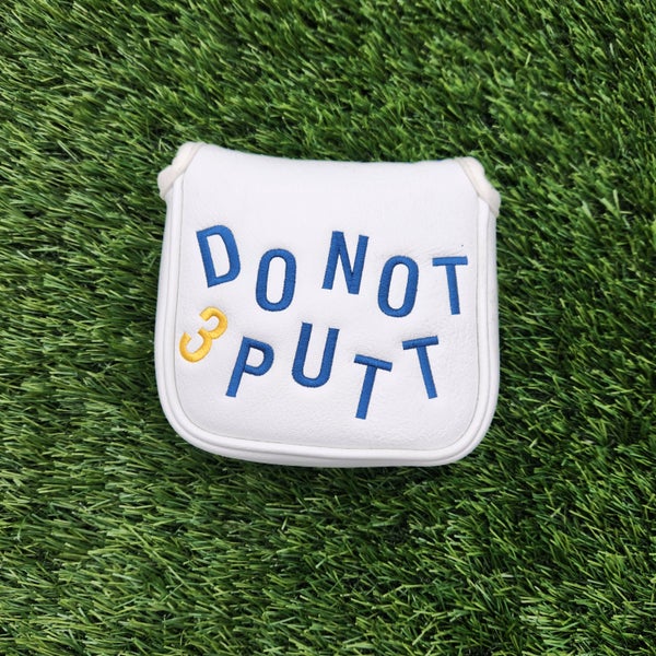 DO NOT 3 PUTT MALLET PUTTER HEADCOVER VERYGOOD