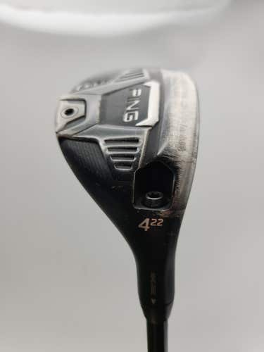 2021 PING G425 4 HYBRID 22* STIFF MITSU TENSEI CK ORANGE 80 FAIR