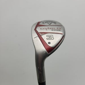 LEFTY 2010 CALLAWAY DIABLO EDGE 3 HYBRID 21* SENIOR CALLAWAY DIABLO H-55G FAIR