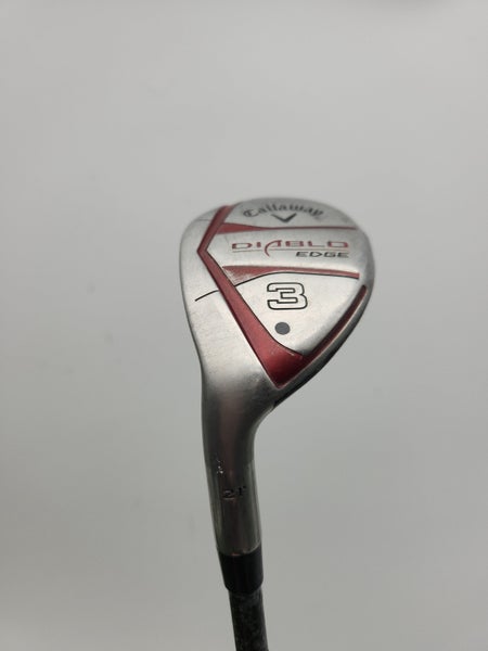 LEFTY 2010 CALLAWAY DIABLO EDGE 3 HYBRID 21* SENIOR CALLAWAY DIABLO H-55G FAIR