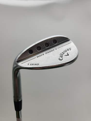 LEFTY 2018 CALLAWAY MACK DADDY 4 WEDGE 56*/10 STIFF DYNGOLD 35" FAIR