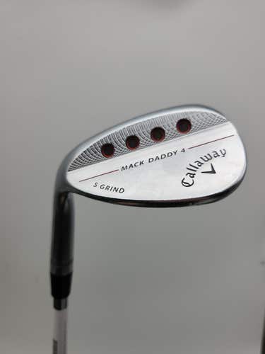 LEFTY 2018 CALLAWAY MACK DADDY 4 WEDGE 60*/10 STIFF DYNGOLD 34.75" GOOD