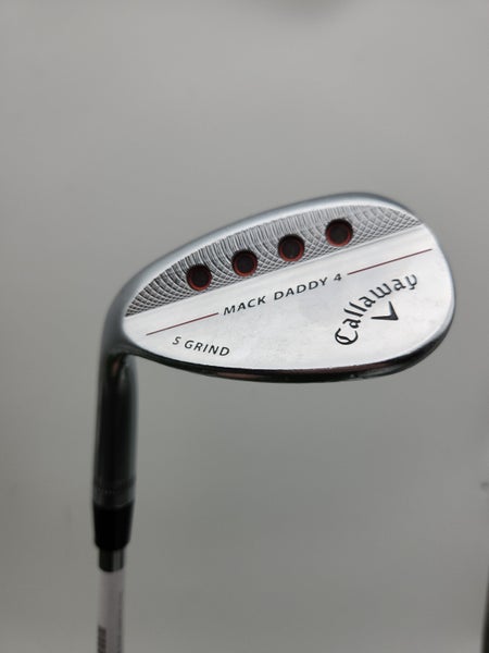 LEFTY 2018 CALLAWAY MACK DADDY 4 WEDGE 60*/10 STIFF DYNGOLD 34.75" GOOD