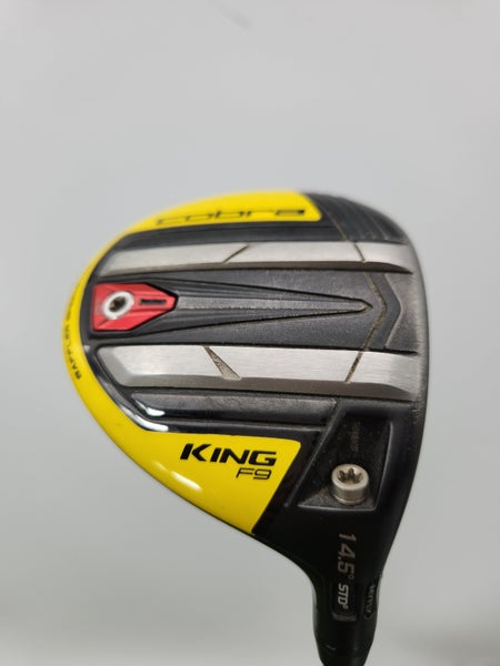 2019 COBRA KING F9 SPEEDBACK 3 WOOD 14.5* STIFF FUJI ATMOS BLUE 7 S GOOD