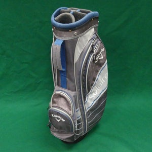 Lady Callaway Solaire 2018 Grey/Blue 6-Way Golf Cart Bag w/ Raincover