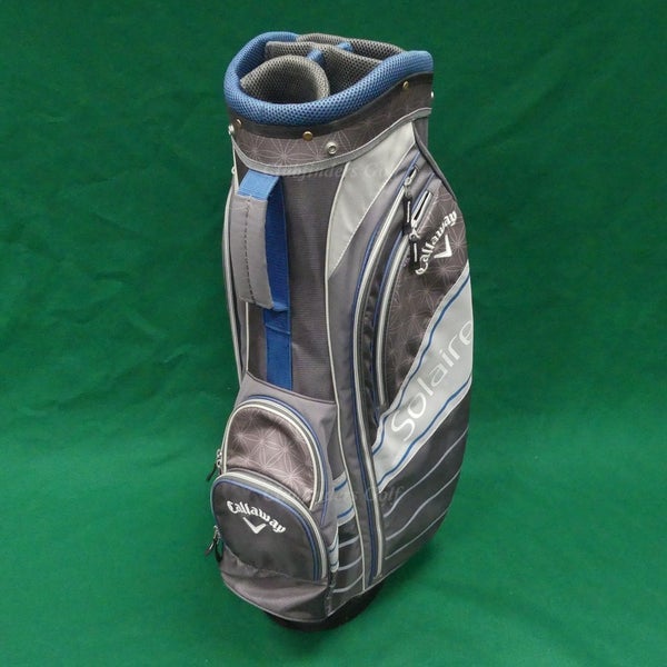 Lady Callaway Solaire 2018 Grey/Blue 6-Way Golf Cart Bag w/ Raincover