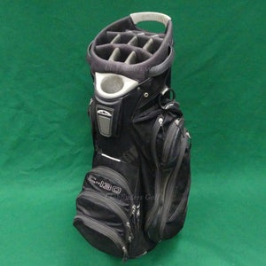 Sun Mountain C-130 14-Way Black/Grey Golf Cart Bag w/ Raincover