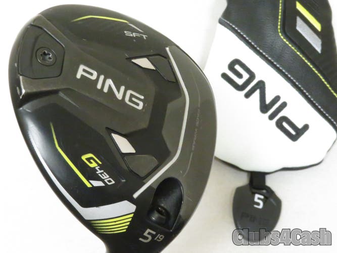 PING G430 MAX Fairway 19° 5 Wood Alta CB 65 Black Regular Flex +Cover
