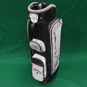 Lady Callaway Solaire 2016 Black/White 6-Way Golf Cart Bag w/ Raincover