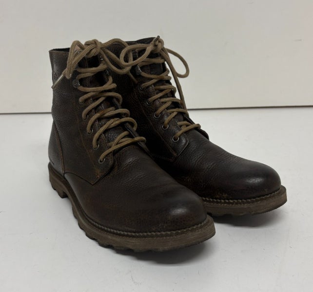 Sorel Madison Waterproof Dark Brown Leather Lace-Up Boots US 10 EU 43 EXCELLENT